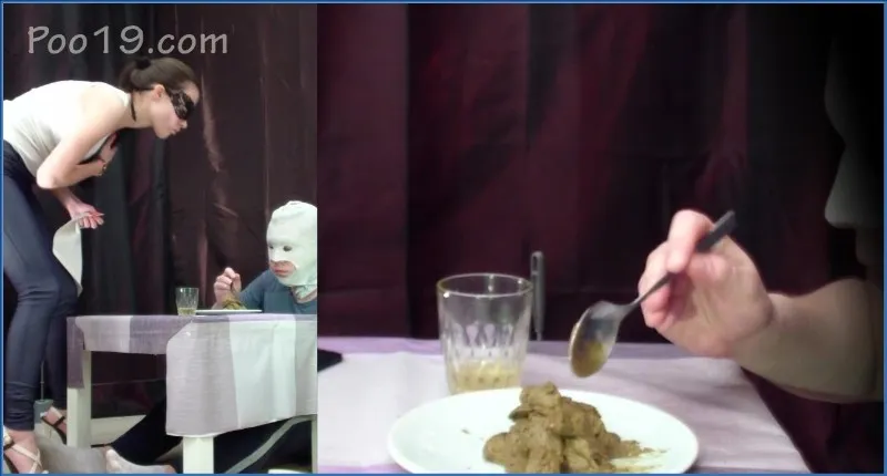 Milana Smelly sväljer Christinas goda skit till sista tuggan - fetischvideo