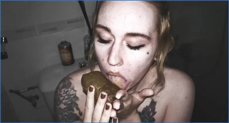 Sweet Betty Parlour firar avslappnad underground scat-fest med bajs - fetischvideo